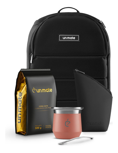 Pack Matero Un Mate - Mochilero Black