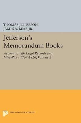 Libro Jefferson's Memorandum Books, Volume 2 - James Adam...