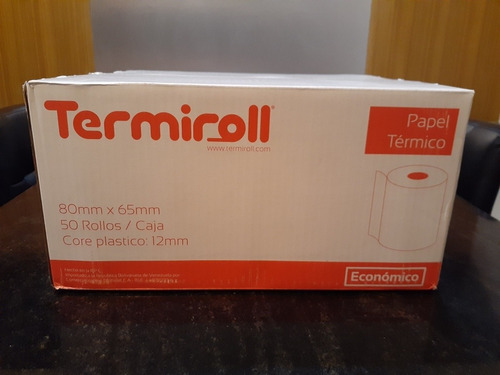 Rollos Termicos 80x65 Mm Para Impresoras O Máquinas Fiscal
