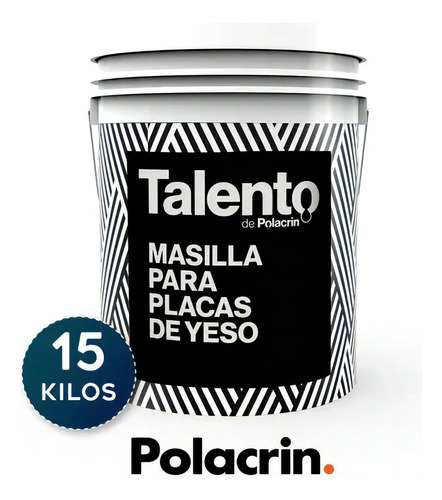 Masilla Para Placa De Yeso Talento X 15 Kgs Polacrin