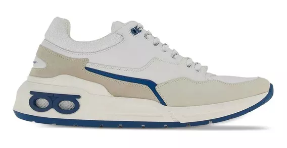 Salvatore Ferragamo Tenis Hombre Blancos Gancini Original