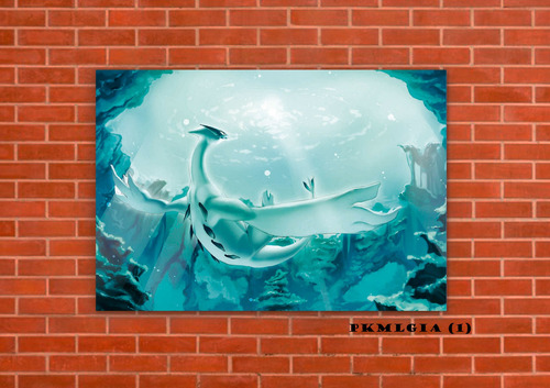 Cuadros Poster Pokemon Lugia 29x41 (gia 1)