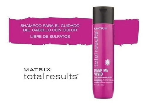 Keep Me Vivid Matrix Shampoo Sin Sulfatos 300 Ml