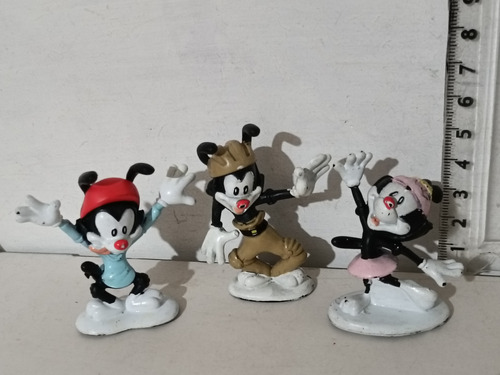 Figuras Plástico Animaniacs Sonrics Hermanos Warner (Usado)