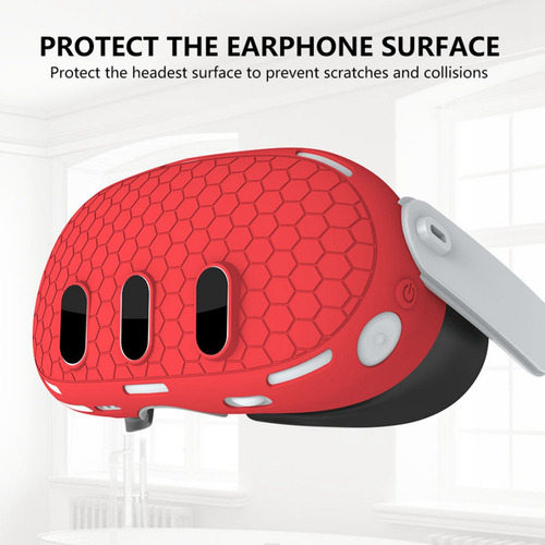 Capa Protetora De Silicone Para Fone De Ouvido Meta 3 Vr Fa