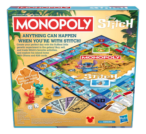 Monopoly Disney Stitch Para Niños