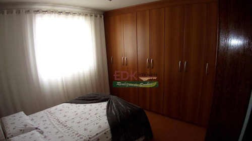 Apartamento Com 2 Dormitórios À Venda, 50 M² Por R$ 215.000 - Alves Dias - São Bernardo Do Campo/sp - Ap8690