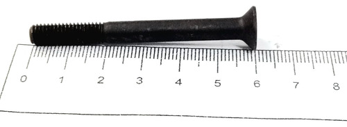 Parafuso Chato Allen M6 X 60mm Oxidado Preto - 10 Peças