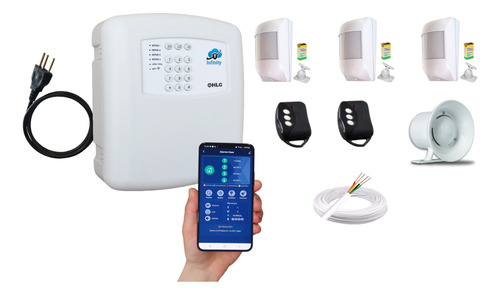 Kit Central De Alarme Wifi Infinity S3 Ivp Rf Configurado
