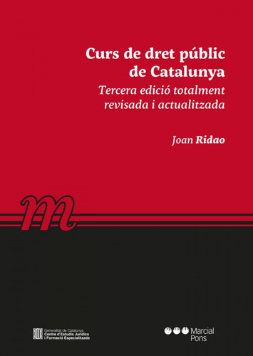 Curs De Dret Públic De Catalunya (libro Original)