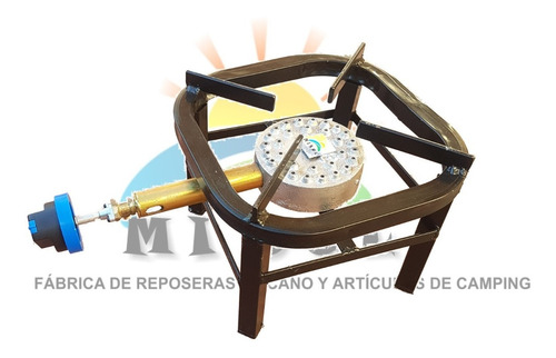 Anafe De 1 Hornalla Con Mechero De Fundicion De 6000 Kcal. 