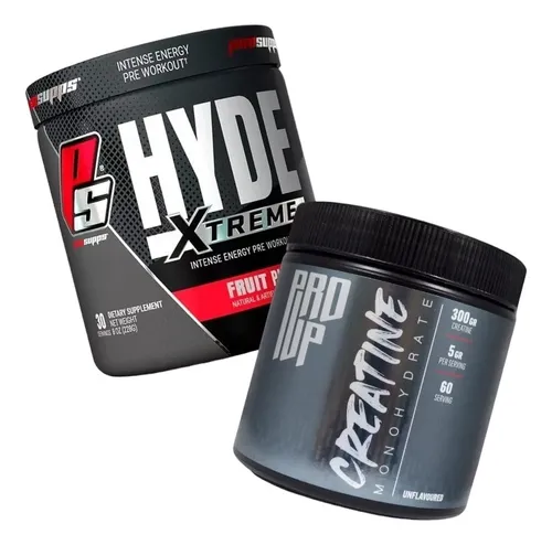 Pack Hyde Xtreme Fruit Punch Y Creatina Pro Up 300gr