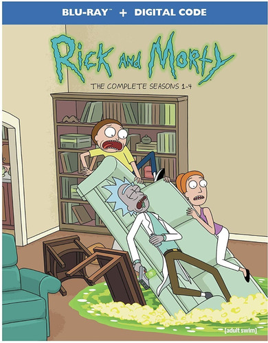 Rick And Morty Temporada 1-4 | Blu Ray + Digital Serie Nuevo