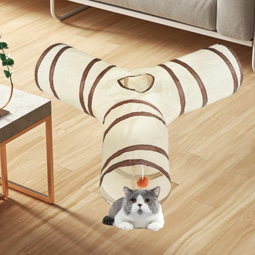 TĂșnel De Gato Cat Interactive Toy Peak Hole Para Gatos Y