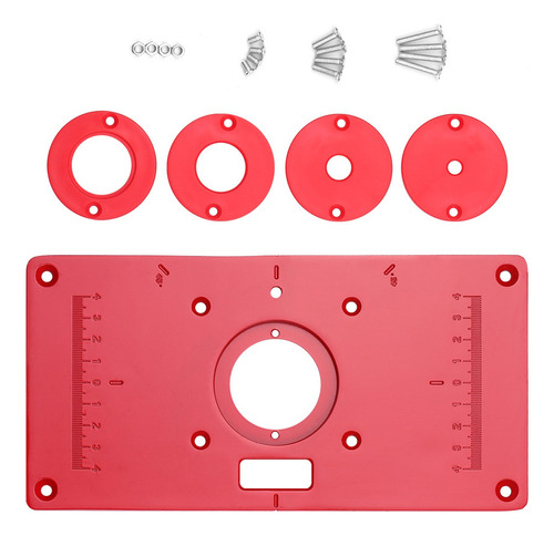 Mesa De Enrutador Multifuncional Placa De Inserción De Alea