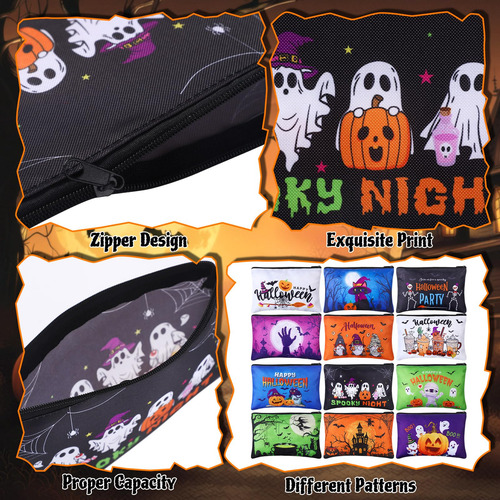 Bolsas De Maquillaje Blosssound Para Halloween, 24 Unidades,