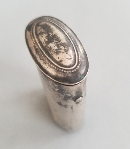 Imagen 3 de 5 de Antigua Fosforera De Plata. 55292