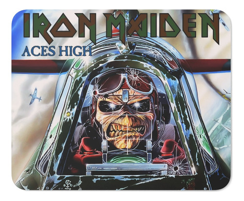 Rnm-0480 Mouse Pad Iron Maiden - Aces High