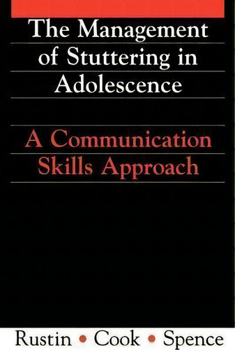 Management Of Stuttering In Adolescence, De Lena Rustin. Editorial John Wiley Sons Ltd, Tapa Blanda En Inglés