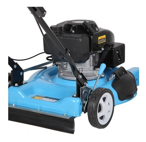 Imagen 3 de 3 de Cortadora de pasto a nafta Gamma G4940AR color azul con potencia de 5hp