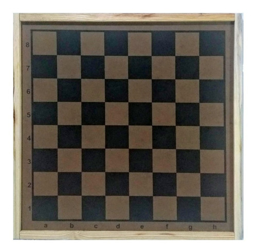 Tabuleiro De Xadrez/damas Em Madeira Mdf- Intelectus Suzano