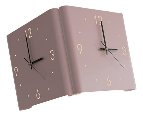 Reloj De Pared De Doble Cara Reloj Colgante Para Rosa Claro