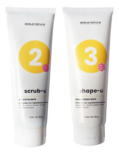 Dúo: Scrub-u + Shape-u, Exfoliante Y Crema Para Celulitis Pomelo ...