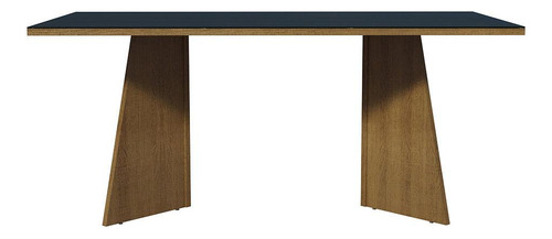 Mesa De Comedor Rectangular 5388 Color Marrón/negro 1