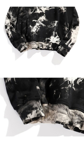 Sudadera Con Capucha 85% Algodón Tie Dye Hombres Sudaderas C