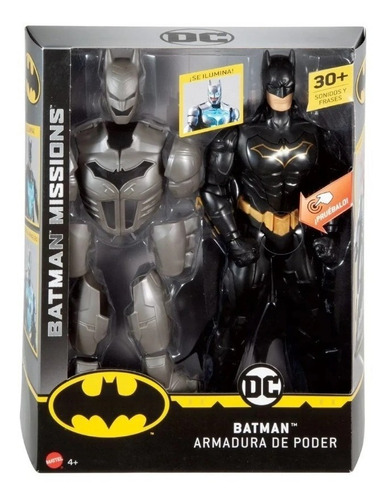 Muñeco Batman Armadura De Poder Luz Sonido Mattel Original