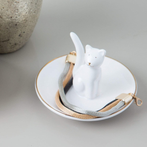 Inicio Esenciales 70471 Gato Blanco Anillos Baratija Joyería
