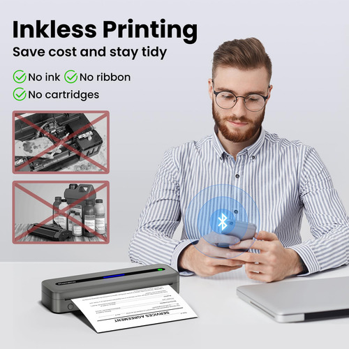 Impressora Portátil Phomemo M832 Térmica Sem Tinta Com Estoj
