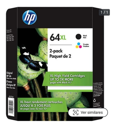 Tintas Hp 64xl Originales 