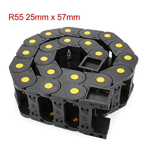 Cadena Arrastre Plastica R55, 25 Mm X 57 Mm, 1 M, Cnc, Color