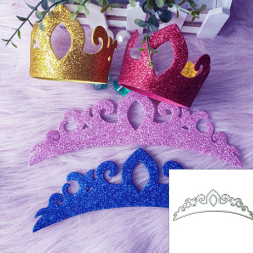 Troqueles De Corte De Metal Con Forma De Corona, Plantilla P