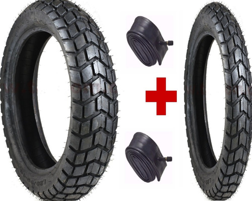 Juego Cubiertas 120/90-16 + 350x18 Gn 125 Mas Camaras