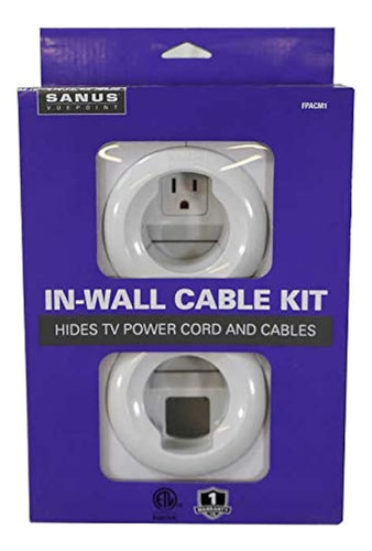 Kit De Cables Para Empotrar En La Pared Para Televisores Mon