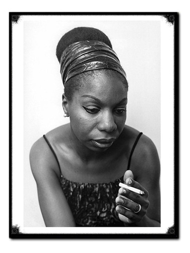 #1545 - Cuadro Decorativo Vintage - Nina Simone Poster Soul