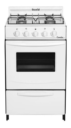 Cocina Escorial Candor S2 A Gas Licuado 4 Hornallas Blanca 