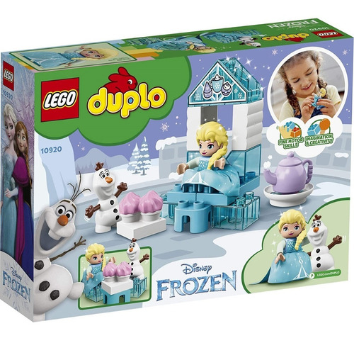 Lego Duplo Disney Frozen Toy Elsa Y Olaf Fiesta Del Te 17pcs