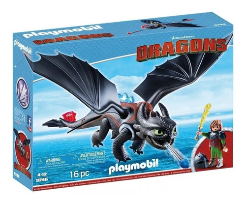 Playmobil Como Entrenar A Tu Dragon Chimuelo 9246 Original