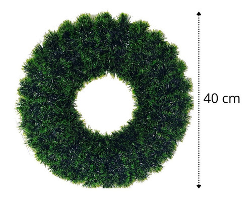 Guirlanda Enfeitar Porta Entrada Decoração Natal Luxuosa
