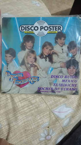 La Banda Timbiriche Disco Poster Año-1984 Sin Poster