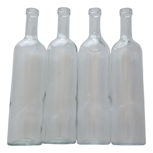 7 Botellas De Vidrio Licoreras 750ml Con Corchos Nuevos N3