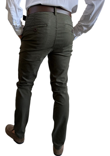 Pantalon Slim Gabardina Rvng