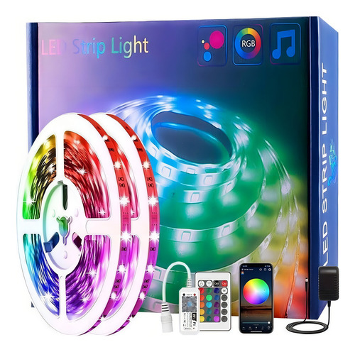 Control Wifi Fita Led 5050, Alexa Y Google Home, 20 Mts Color De La Luz Rgb