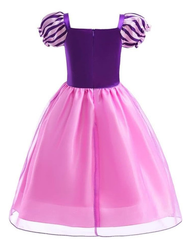 Disfraz Elegante De Princesa De Pelo Largo Para Niñas Pequeñ