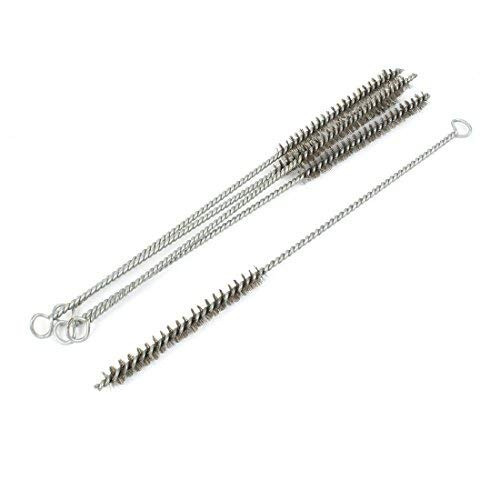 31cm Longitud 10 mm Di/ámetro de alambre de lat/ón Tubo de limpieza con cepillo de 10 PC