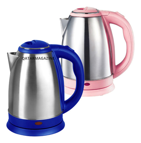 Chaleira Elétrica Térmica Aço Inox Auto Desligamento 1,8l Cor Rosa 110V