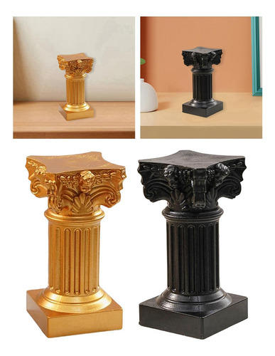 2 Peças De Estátuas De Pilares Romanos, Suportes De
